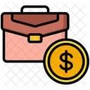 Maleta Dinero Dolar Icon