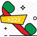 Mali Country Code Phone Code Icon