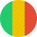 Mali Drapeau Monde Icône