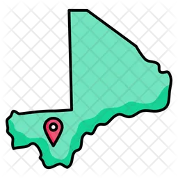 Mali map  Icon