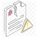 Malicious File Malware Virus Icon