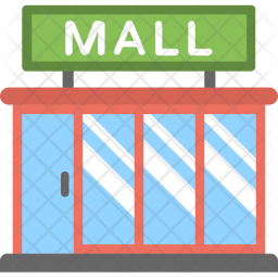 Mall Icon - Download in Flat Style