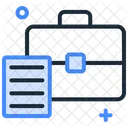 Porte Documents Homme Daffaires Valise Icône
