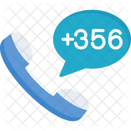 Malta Dial Code  Icon