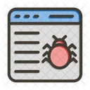 Virus Bug Security Icon
