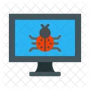 Virus Bug Security Icon