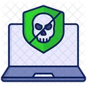 Malware Skull Infected Icon