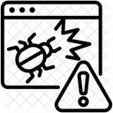 Malware Web Security Icon