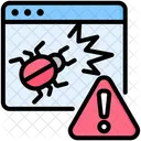 Malware Web Security Icon