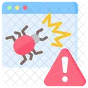 Malware Web Security Icon