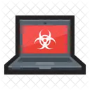 Malware Laptop Computer Icon