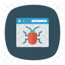 Malware Webpage Virus Icon