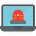 Malware Attack Hazard Icon