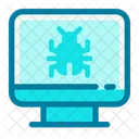 Malware Monitor Virus Icon