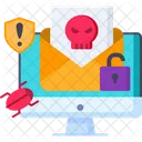 Cyber Crimes Cyber Security Malware Icon