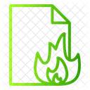 File Data Fire Icon