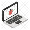 Malware Scanner Bug Detection Anti Malware Icon