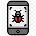 Malware De Smartphone Bug De Smartphone Smartphone Ícone