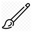 Malwerkzeug Leinwand Pinsel Symbol