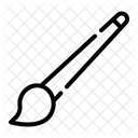 Malwerkzeug Leinwand Bleistift Symbol