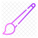 Malwerkzeug Leinwand Bleistift Symbol