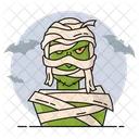 Mumie Tot Halloween Symbol