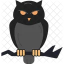 Eule Halloween Tier Symbol