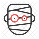 Mumie Halloween Horror Symbol