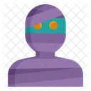 Mumie Horror Halloween Symbol