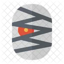 Mumie Halloween Schadel Icon