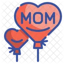 Mama Ballon Ballon Herz Icon