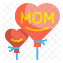 Mama Ballon Ballon Herz Icon