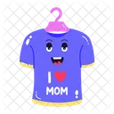 Camisa de mamá  Icono