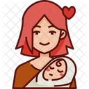 Mama und Baby  Symbol