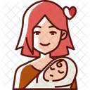 Mama und Baby  Symbol