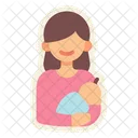 Mamá y bebe  Icono