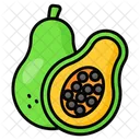 Mamao Comida Fruta Icon