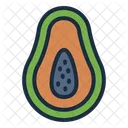 Mamao Fatia Fruta Icon