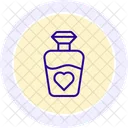 Mamas Parfumflasche Liniensymbol Icon