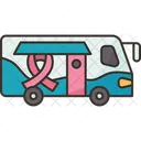 Mammography Bus Cancer Icon