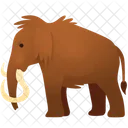 Mammoth Animal Prehistoric Icon