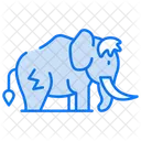 Mammoth Animal Prehistoric Icon