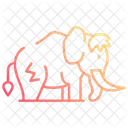 Mammoth Animal Prehistoric Icon