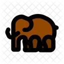 Extinct Herbivore Animal Icon