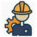 Man Worker Construction Icon