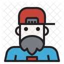 Man Hipster People Icon