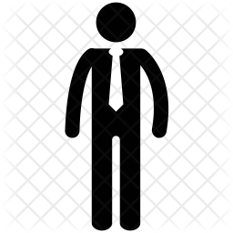 Man Icon - Download in Glyph Style