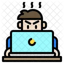 Man Avatar Laptop Icon