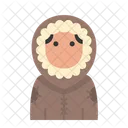 Winter Avatar User Profile People Man Eskimo Icon