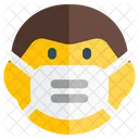 Man Emoji With Face Mask Emoji Icon